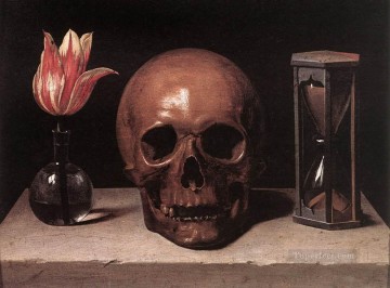 Philippe de Champaigne Painting - Still Life with a Skull Philippe de Champaigne